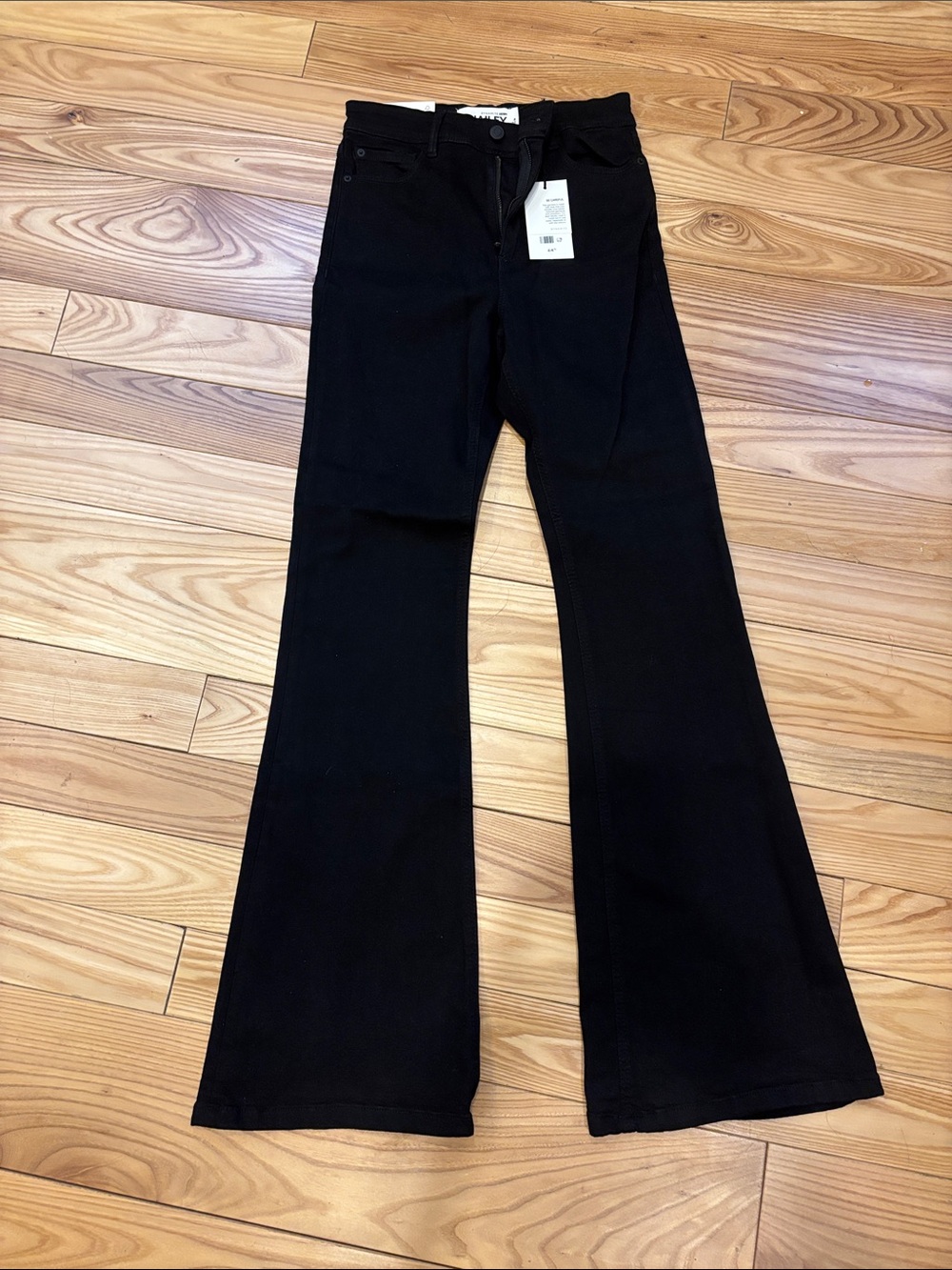 Dynamite Black High-Rise Flared Wide-Leg Jeans